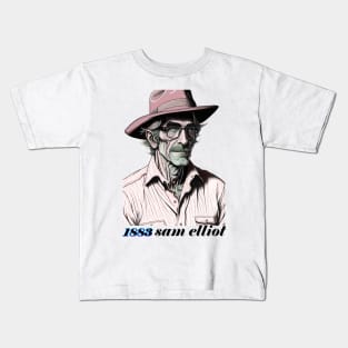 1883 - Retro Sam Elliot Kids T-Shirt